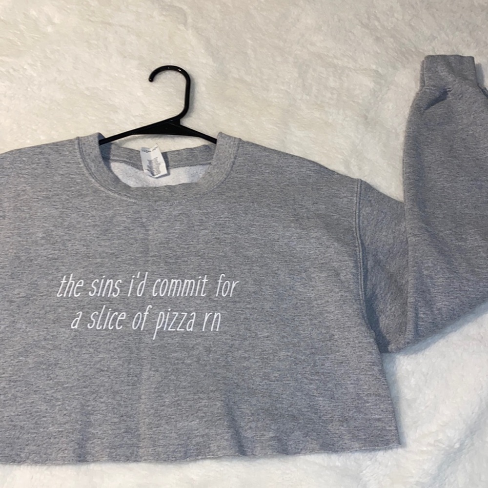 Cropped sweater